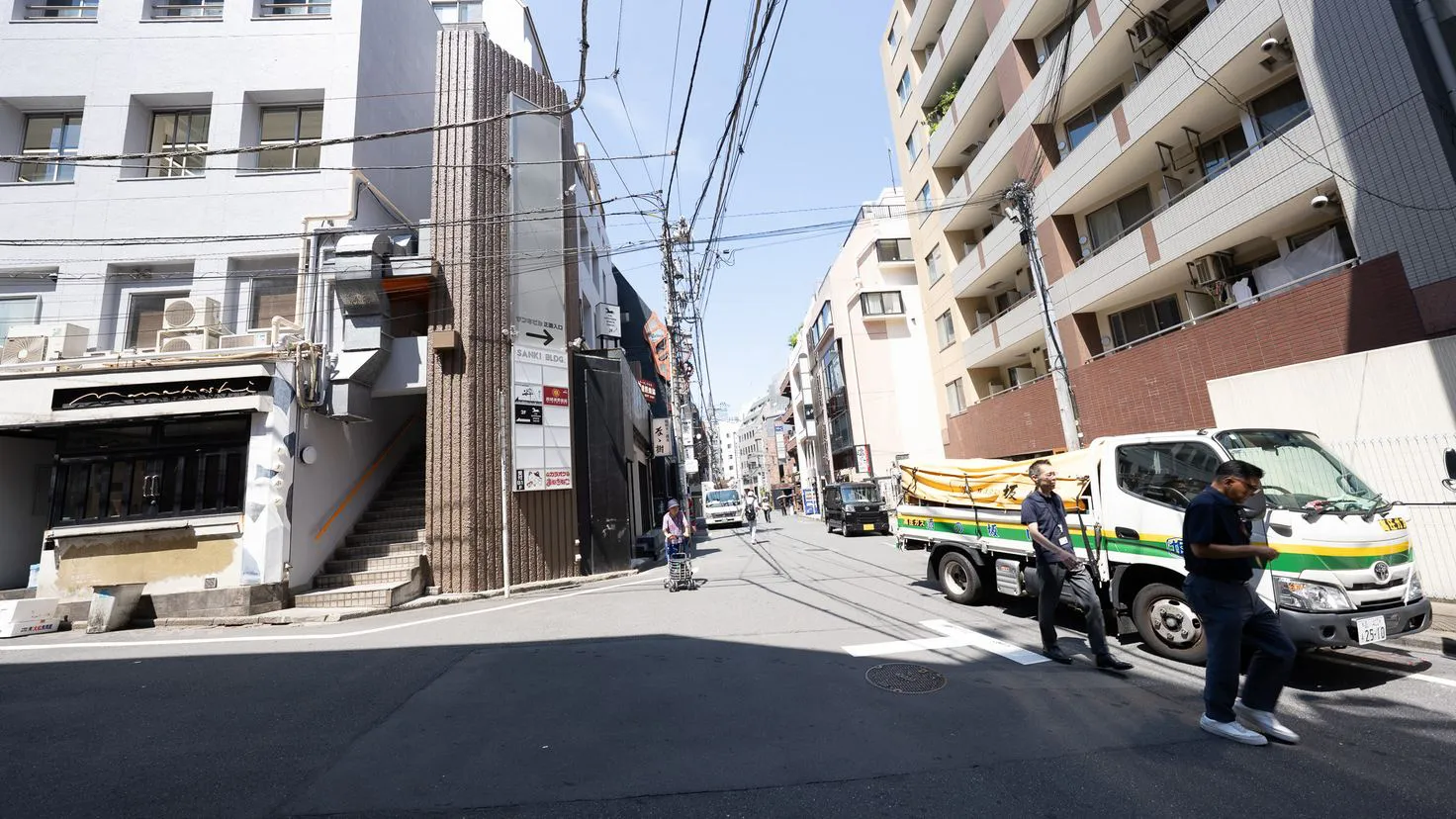 そのまま50mほど直進します。